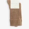 Falke Ribbed-cuff Wool-blend Socks 2 Falke Ribbed-cuff Wool-blend Socks -Ress Clothing Shop R04001701 NUTMEGMEL M