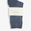 Falke Climawool Elasticated-trim Knitted Socks -Ress Clothing Shop R04001705 NAVYMEL M