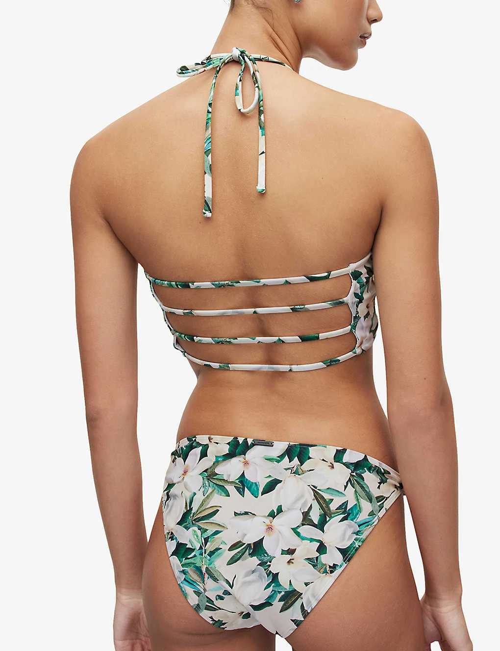 AllSaints Esme Floral-print Stretch Recycled-polyamide Bikini Top 5 AllSaints Esme Floral-print Stretch Recycled-polyamide Bikini Top - Image 3