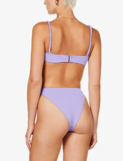 Cassis Ruched Underwired Bikini Top -Ress Clothing Shop R04006945 VIOLET ALT03