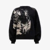 AllSaints Turin Cygni Graphic-print Cotton And Recycled Polyester-blend Sweatshirt -Ress Clothing Shop R04009305 BLACK M