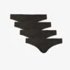 Low-rise Pack Of Four Stretch-modal Thongs
