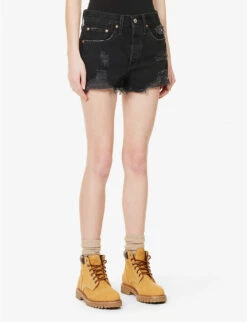 Levis 501 Original High-rise Denim Shorts 10 Levis 501 Original High-rise Denim Shorts -Ress Clothing Shop R04062395 STOWAWAY ALT02