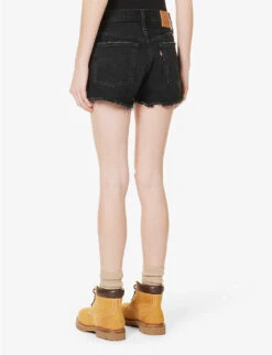 Levis 501 Original High-rise Denim Shorts 11 Levis 501 Original High-rise Denim Shorts -Ress Clothing Shop R04062395 STOWAWAY ALT03