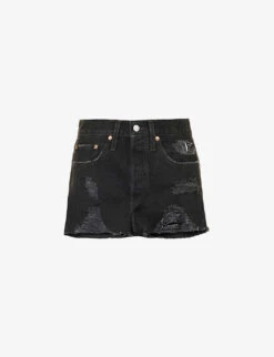 Levis 501 Original High-rise Denim Shorts