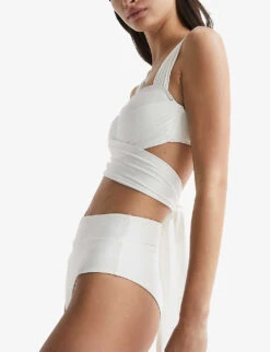 Reiss Cristina High-rise Bikini Bottoms 9 Reiss Cristina High-rise Bikini Bottoms -Ress Clothing Shop R04068292 WHITE ALT02