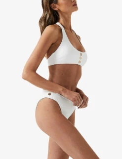 Reiss Iris Mid-rise Bikini Bottoms 10 Reiss Iris Mid-rise Bikini Bottoms -Ress Clothing Shop R04068300 WHITE ALT02