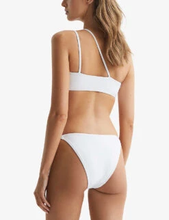 Reiss Alani One-shoulder Bikini Top -Ress Clothing Shop R04070756 WHITE ALT03