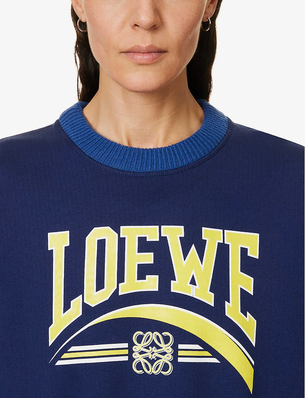 Loewe Logo-print Relaxed-fit Cotton Sweatshirt 7 Loewe Logo-print Relaxed-fit Cotton Sweatshirt - Image 5