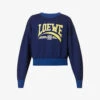 Loewe Logo-print Relaxed-fit Cotton Sweatshirt 1 Loewe Logo-print Relaxed-fit Cotton Sweatshirt -Ress Clothing Shop R04071309 TRANQUILMOUNTAINBLUE M
