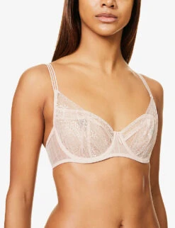 Passionata Maddie Half-cup Stretch-lace Bra -Ress Clothing Shop R04078626 SOFTPINK ALT04