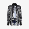 Reiss Rose Abstract-print Woven Shirt