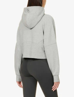 Lululemon Scuba Brand-embroidered Cotton-blend Hoody 10 Lululemon Scuba Brand-embroidered Cotton-blend Hoody -Ress Clothing Shop R04082430 HEATHEREDCOREMEDGREY ALT03