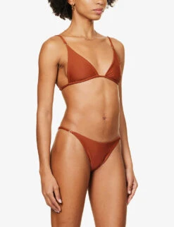Paloma Triangle Bikini Top -Ress Clothing Shop R04083168 TERRACOTTA ALT02