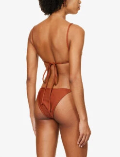 Paloma Triangle Bikini Top -Ress Clothing Shop R04083168 TERRACOTTA ALT03