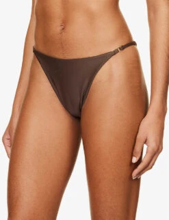 Paloma Mid-rise Bikini Bottoms -Ress Clothing Shop R04083169 CAFE ALT04