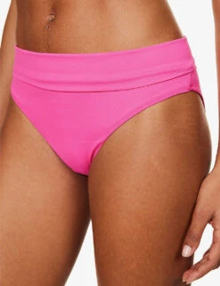Melissa Odabash Brussels Mid-rise Bikini Bottoms -Ress Clothing Shop R04090044 FUCHSIA ALT04