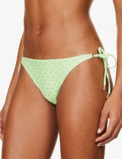 Melissa Odabash Canary Geometric-print Bikini Bottoms -Ress Clothing Shop R04090049 LINKSLIME ALT02
