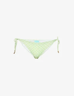 Melissa Odabash Canary Geometric-print Bikini Bottoms