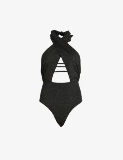 AllSaints Eleanor Halter-neck Swimsuit