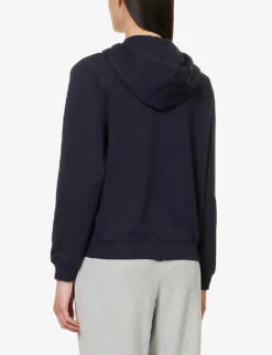 Calvin Klein Reimagined Logo-print Stretch Recycled-polyester And Cotton-blend Hoody -Ress Clothing Shop R04097698 NIGHTSKY ALT02