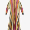 Missoni Zig Zag-print Semi-sheer Stretch-woven Kaftan -Ress Clothing Shop R04100188 BK023KMULTICOLOR M