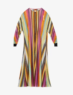 Missoni Zig Zag-print Semi-sheer Stretch-woven Kaftan
