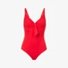 Melissa Odabash Lisbon Bow-embellished Swimsuit 1 Melissa Odabash Lisbon Bow-embellished Swimsuit -Ress Clothing Shop R04100770 RED M