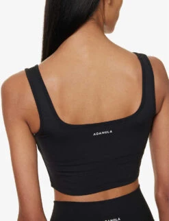 Ad Core Square Neck Bra 11 Ad Core Square Neck Bra -Ress Clothing Shop R04104621 BLACK ALT04