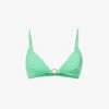Melissa Odabash Greece Triangle-cups Bikini Top 1 Melissa Odabash Greece Triangle-cups Bikini Top -Ress Clothing Shop R04111510 GREEN M