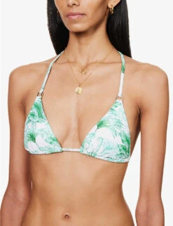 Melissa Odabash Key West Triangle Bikini Top -Ress Clothing Shop R04111515 PALM ALT04