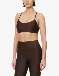 Airlift Intrigue Scoop-neck Stretch-woven Bra 9 Airlift Intrigue Scoop-neck Stretch-woven Bra -Ress Clothing Shop R04111678 ESPRESSO ALT02