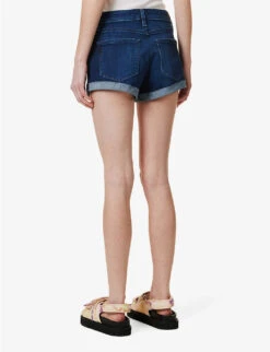 Paige Jimmy Jimmy Distressed Mid-rise Stretch-denim Shorts -Ress Clothing Shop R04123092 MONARCH ALT03