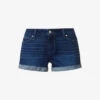 Paige Jimmy Jimmy Distressed Mid-rise Stretch-denim Shorts -Ress Clothing Shop R04123092 MONARCH M
