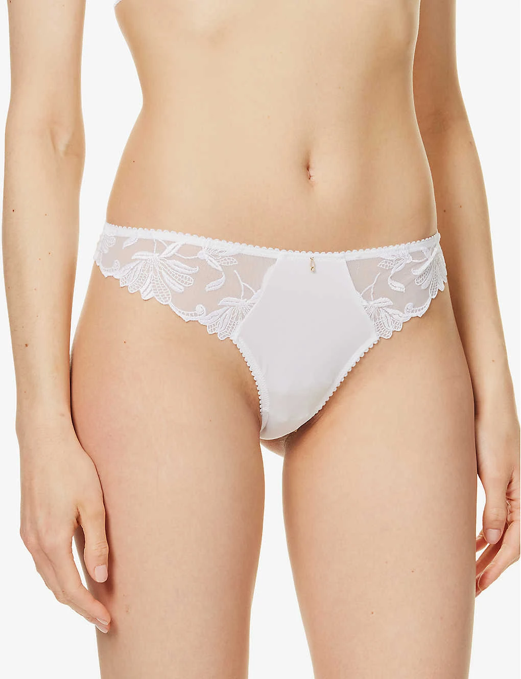 Aubade Lovessence Floral-embroidered Stretch-woven Thong 5 Aubade Lovessence Floral-embroidered Stretch-woven Thong - Image 3