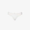 Aubade Lovessence Floral-embroidered Stretch-woven Thong -Ress Clothing Shop R04125370 BLANC M