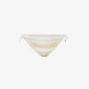 Max Mara Serena Striped Bikini Bottoms -Ress Clothing Shop R04127775 WHITE M