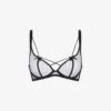 AGENT PROVOCATEUR Zella Plunge Sheer-tulle Underwired Bra