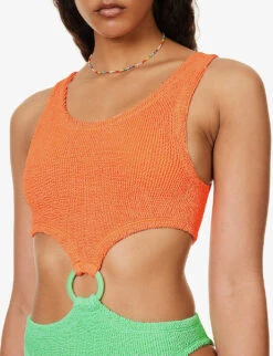 Paige Ring-loop Swimsuit -Ress Clothing Shop R04130207 ORANGELIME ALT04