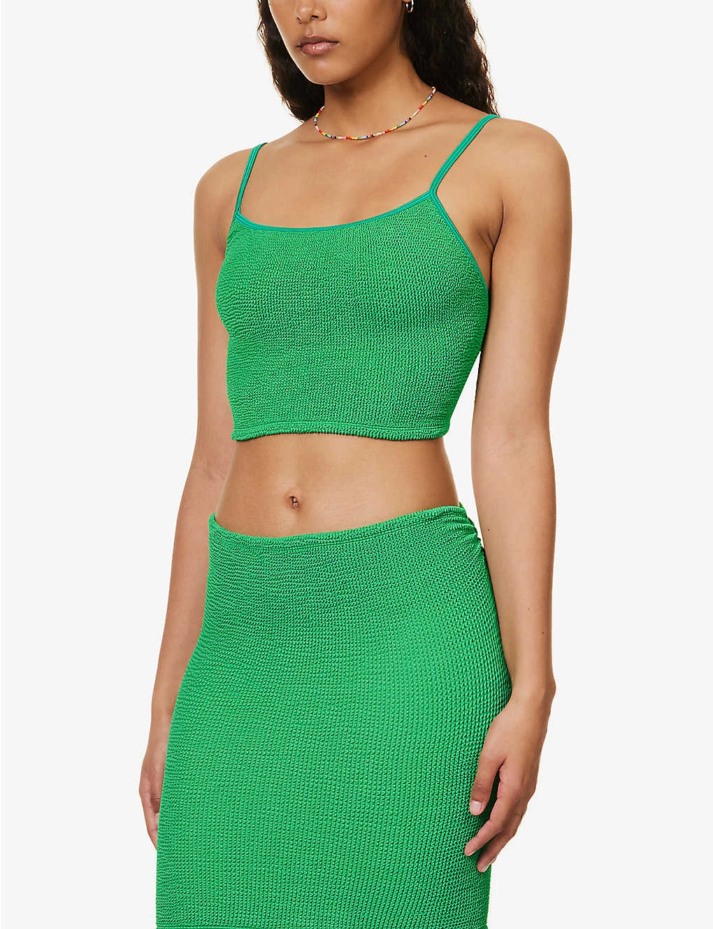 Brandy Seersucker Stretch-woven Top 5 Brandy Seersucker Stretch-woven Top - Image 3