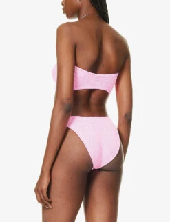 Nicole Seersucker Bikini -Ress Clothing Shop R04130307 BUBBLEGUMSILVER ALT03