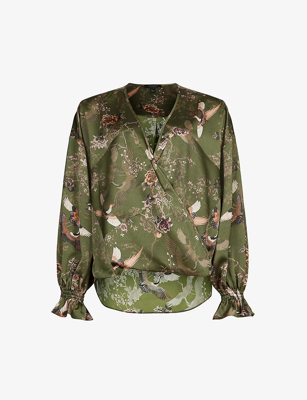 AllSaints Penny Peggy V-neck Regular-fit Recycled-polyester Top 3 AllSaints Penny Peggy V-neck Regular-fit Recycled-polyester Top