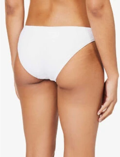 Seafolly Sea Dive Mid-rise Bikini Bottoms -Ress Clothing Shop R04131532 WHITE ALT03