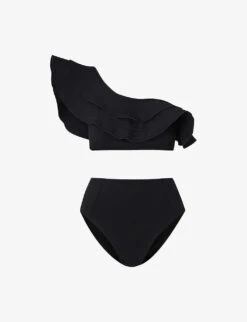 By Malina Denise High-rise Bikini Bottoms