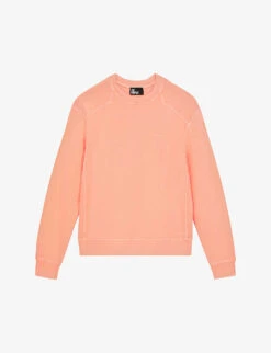 THE KOOPLES Embroidered-logo Crew-neck Cotton Sweatshirt