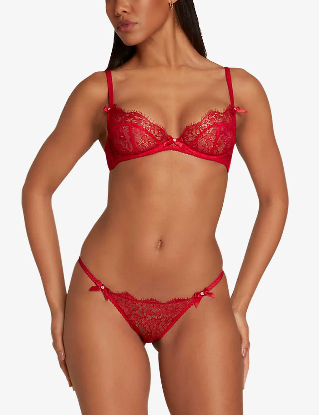 AGENT PROVOCATEUR Lorna Mid-rise Lace Briefs 4 AGENT PROVOCATEUR Lorna Mid-rise Lace Briefs - Image 2