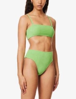 Faithfull The Brand Adara Scoop-neck Bikini Top -Ress Clothing Shop R04135587 KIWIFRUIT ALT02