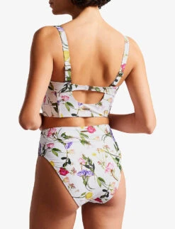 Ted Baker Rosaby High-rise Bikini Bottoms -Ress Clothing Shop R04136806 WHITE ALT03