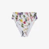 Ted Baker Rosaby High-rise Bikini Bottoms -Ress Clothing Shop R04136806 WHITE M