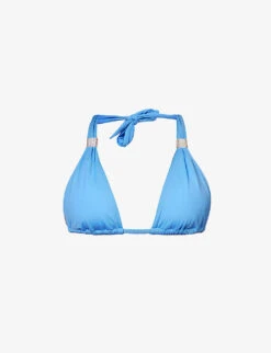 Siena Triangle Recycled Polyamide-blend Bikini Top